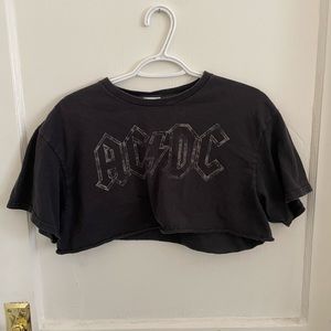 AC/DC crop top